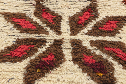 3 x 7 - Ivory Vintage Azilal Moroccan Rug - 22015
