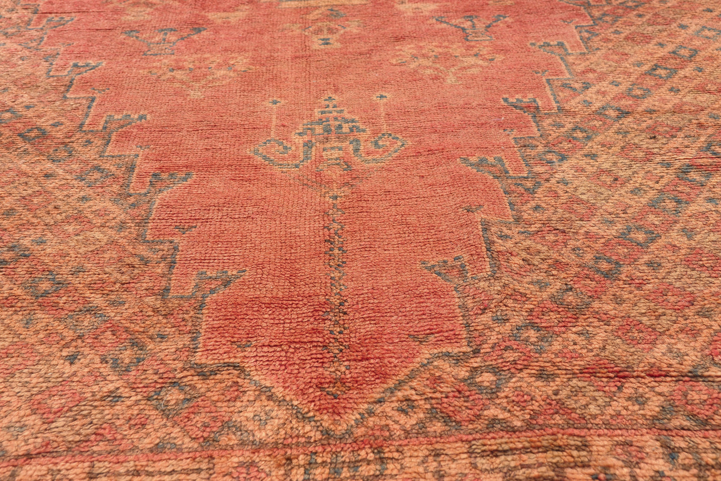 5 x 10 - Rust Vintage Taznakht Moroccan Rug - 22028