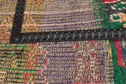 4 x 7 - Purple Vintage Boujad Moroccan Rug - 22031
