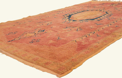 5 x 9 - Rust Vintage Taznakht Moroccan Rug - 22034