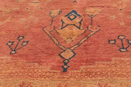5 x 9 - Rust Vintage Taznakht Moroccan Rug - 22034