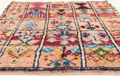6 x 8 - Pink Vintage Boujad Moroccan Rug - 22035