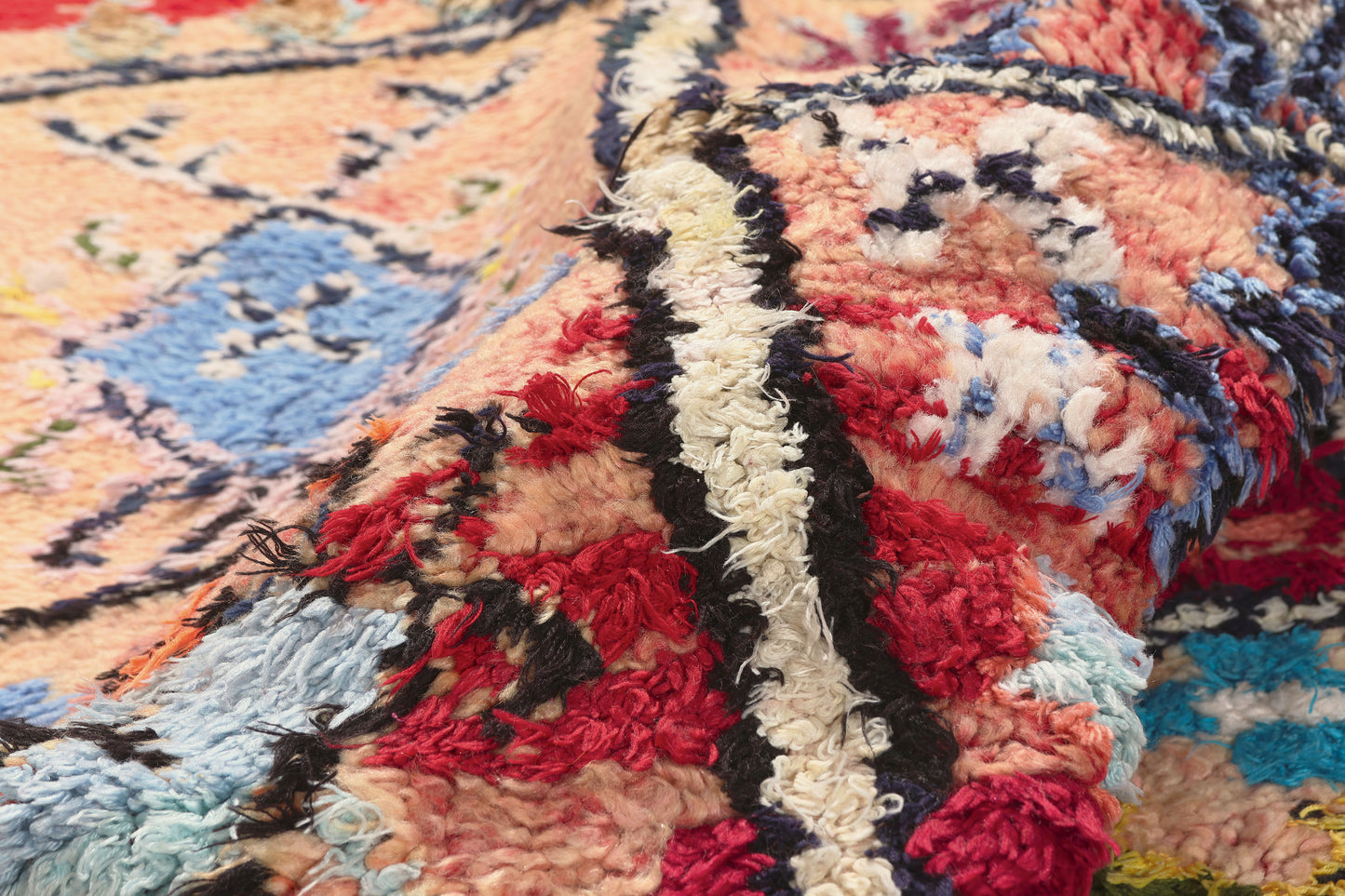 6 x 8 - Pink Vintage Boujad Moroccan Rug - 22035