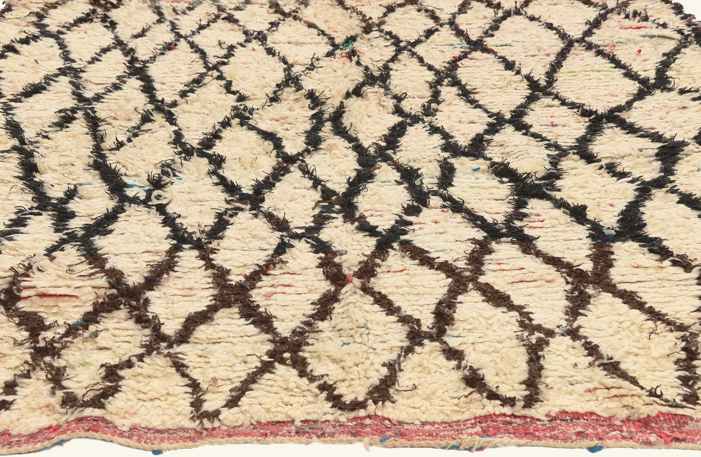5 x 8 - Ivory Vintage Azilal Moroccan Rug - 22042