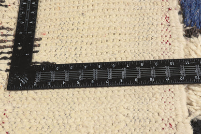 4 x 7 - Ivory Vintage Azilal Moroccan Rug - 22048