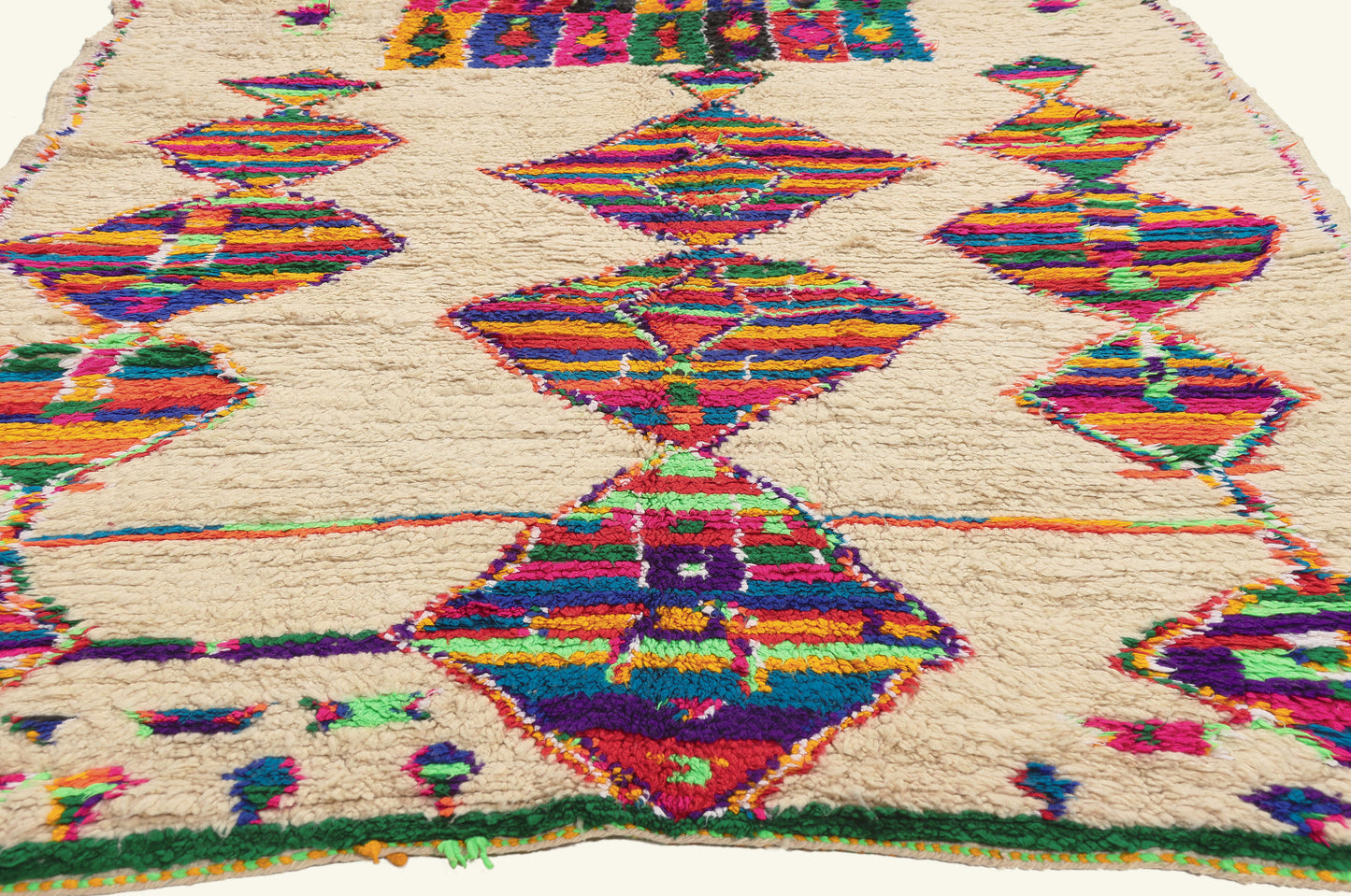 5 x 13 - Ivory Vintage Azilal Moroccan Rug - 22050