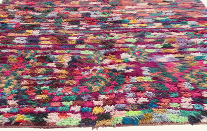 5 x 8 - Magenta Vintage Boujad Moroccan Rug - 22051