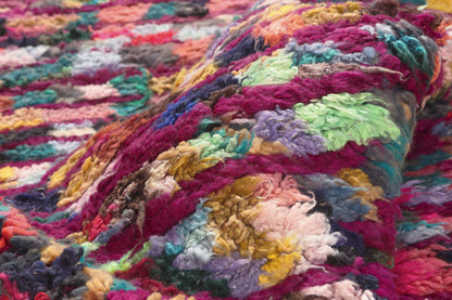 5 x 8 - Magenta Vintage Boujad Moroccan Rug - 22051