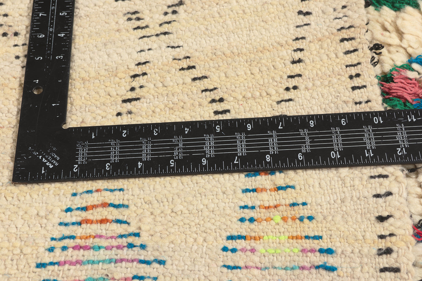 3 x 5 - Ivory Vintage Azilal Moroccan Rug - 22057