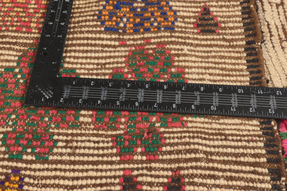 4 x 6 - Ivory Vintage Boujad Moroccan Rug - 22070
