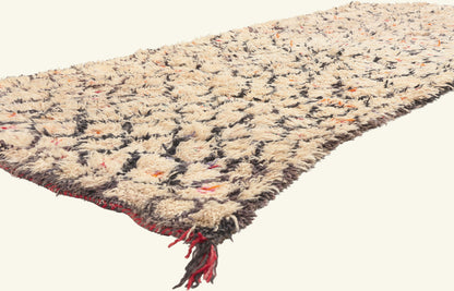 5 x 12 - Ivory Vintage Azilal Moroccan Rug - 22071