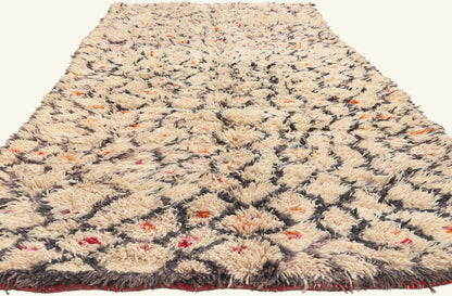 5 x 12 - Ivory Vintage Azilal Moroccan Rug - 22071