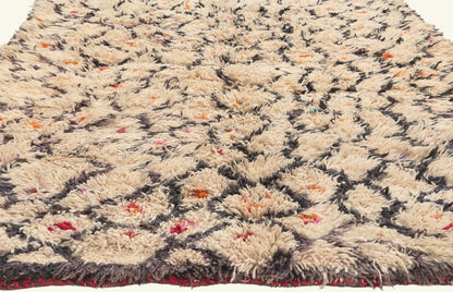 5 x 12 - Ivory Vintage Azilal Moroccan Rug - 22071