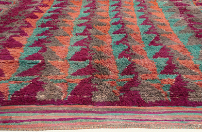 8 x 16 - Magenta Vintage Boujad Moroccan Rug - 22074