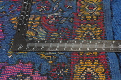 10 x 28 - Blue Vintage Beni MGuild Moroccan Rug - 22075