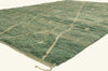 8 x 11 - Green New Beni Mrirt Moroccan Rug - 22077