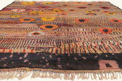 9 x 11 - Multicolor New Beni Mrirt Moroccan Rug - 22078