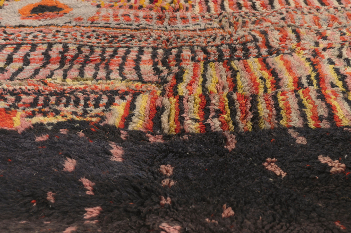 9 x 11 - Multicolor New Beni Mrirt Moroccan Rug - 22078