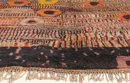 9 x 11 - Multicolor New Beni Mrirt Moroccan Rug - 22078