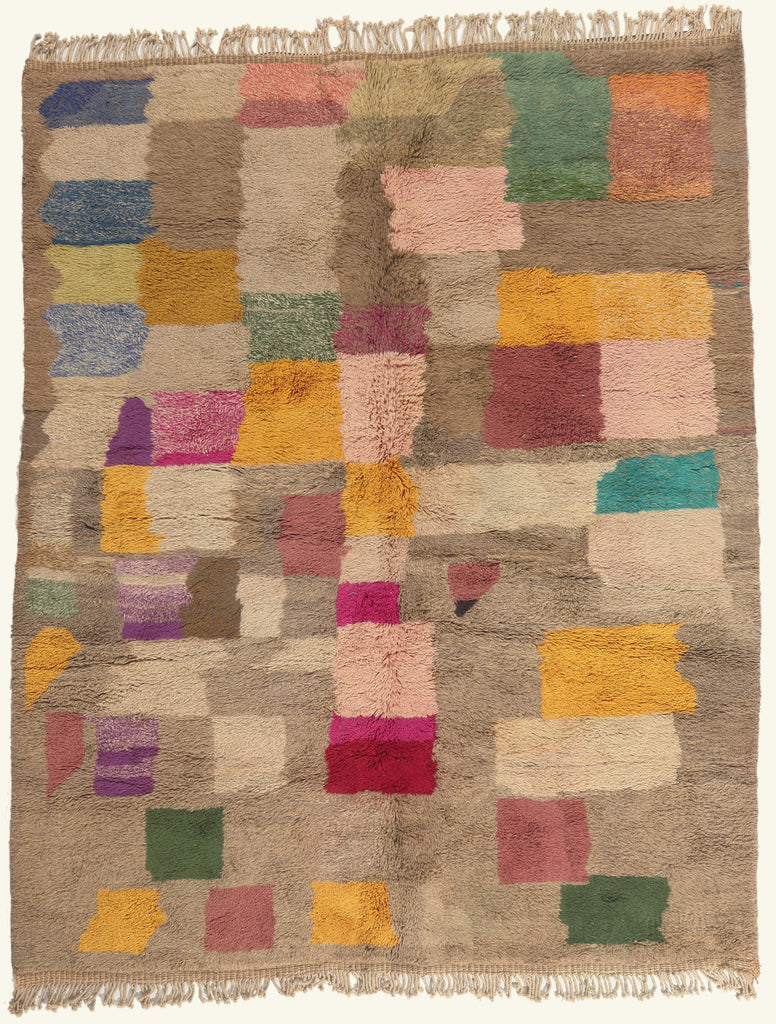 9 x 12 - Multicolor New Beni Mrirt Moroccan Rug - 22079