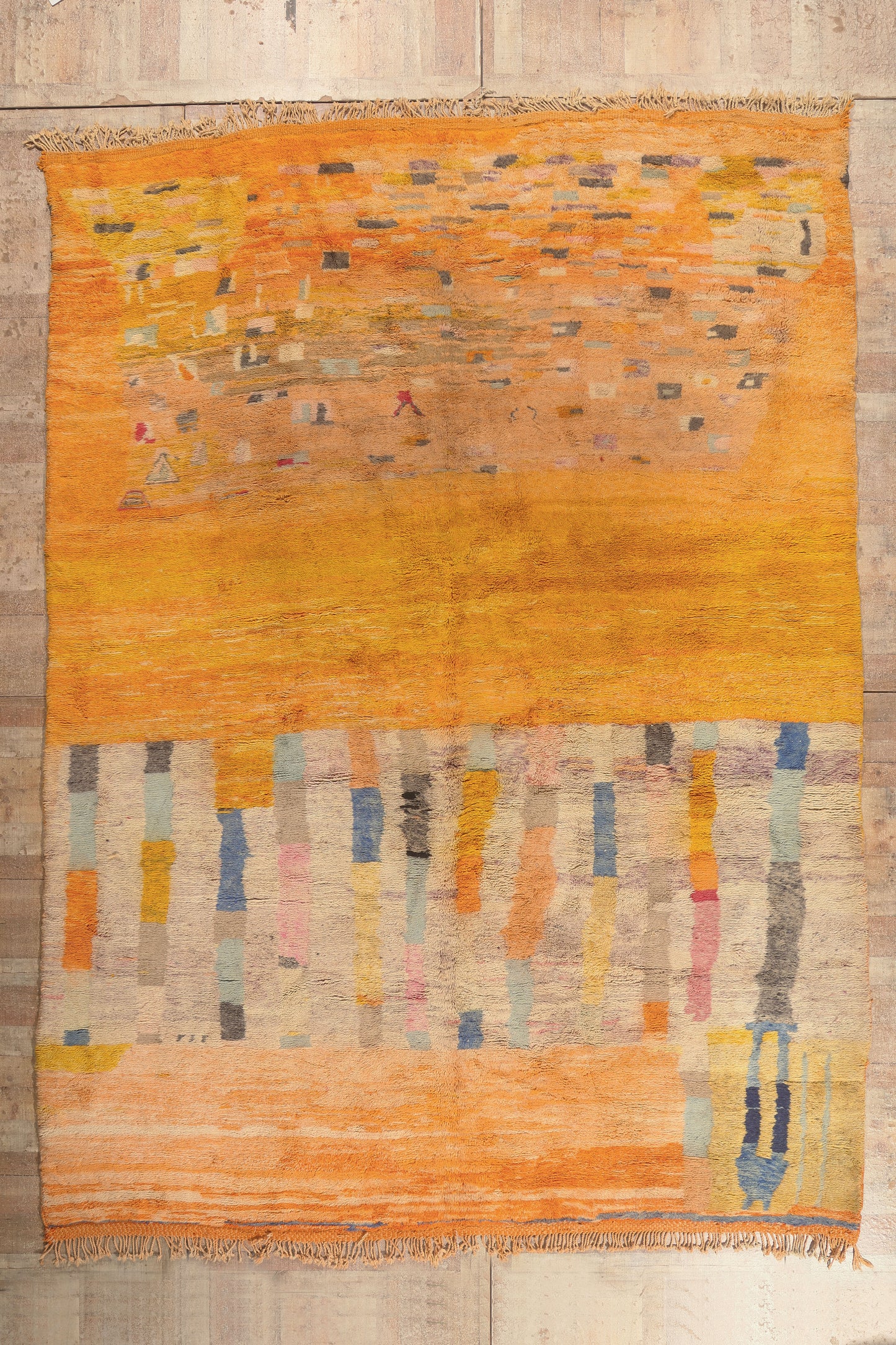 11 x 15 - Multicolor New Beni Mrirt Moroccan Rug - 22080