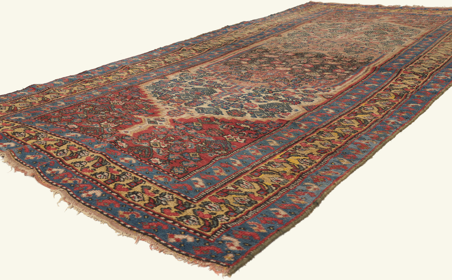 5 x 10 - Beige Antique Persian Lori Rug - 22081
