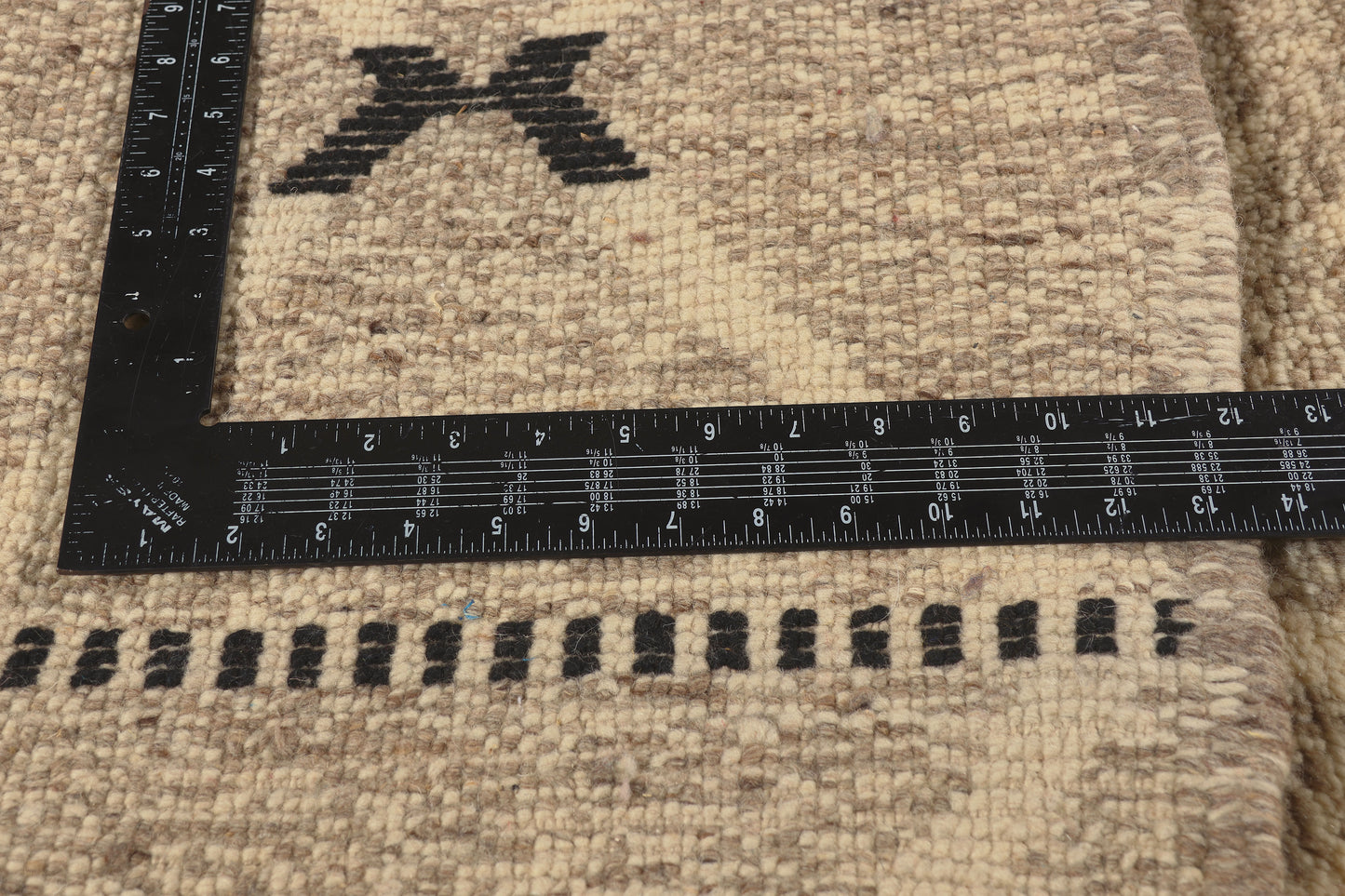 11 x 13 - Beige New Beni Mrirt Moroccan Rug - 22082