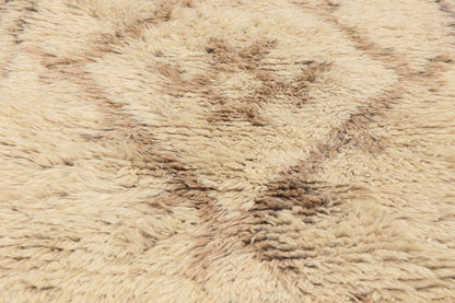 3 x 6 - Ivory Vintage Azilal Moroccan Rug - 22084