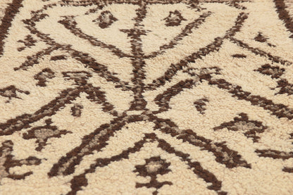 3 x 6 - Ivory Vintage Azilal Moroccan Rug - 22085