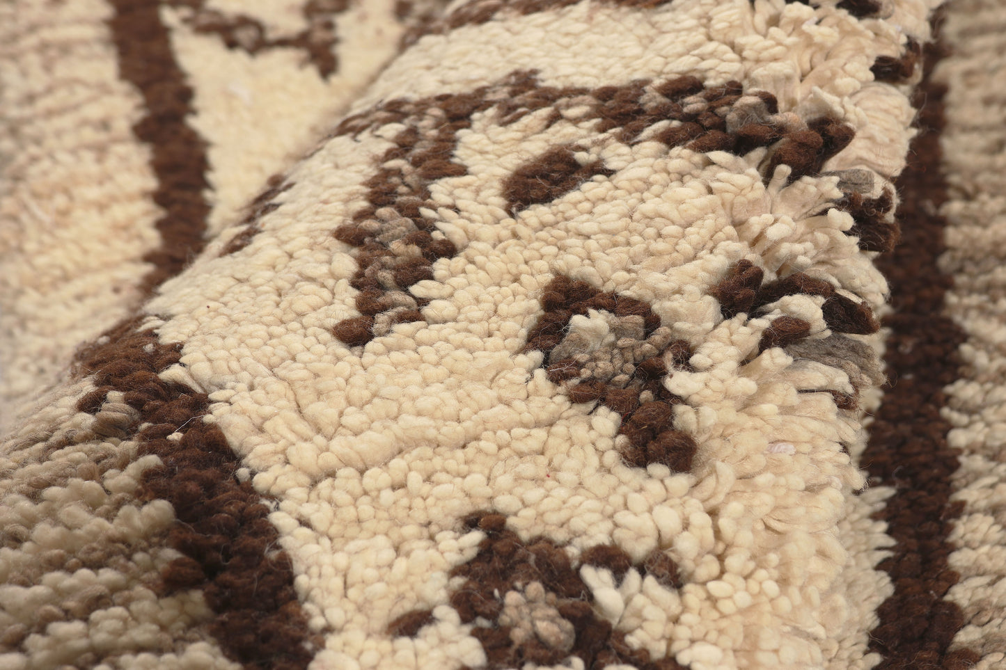 3 x 6 - Ivory Vintage Azilal Moroccan Rug - 22085