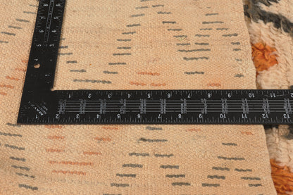 3 x 6 - Ivory Vintage Azilal Moroccan Rug - 22086