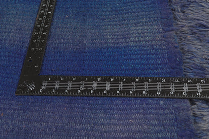 6 x 8 - Blue Vintage Beni Mrirt Moroccan Rug - 22090