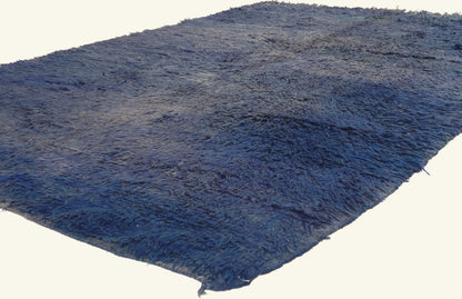 6 x 8 - Blue Vintage Beni Mrirt Moroccan Rug - 22090