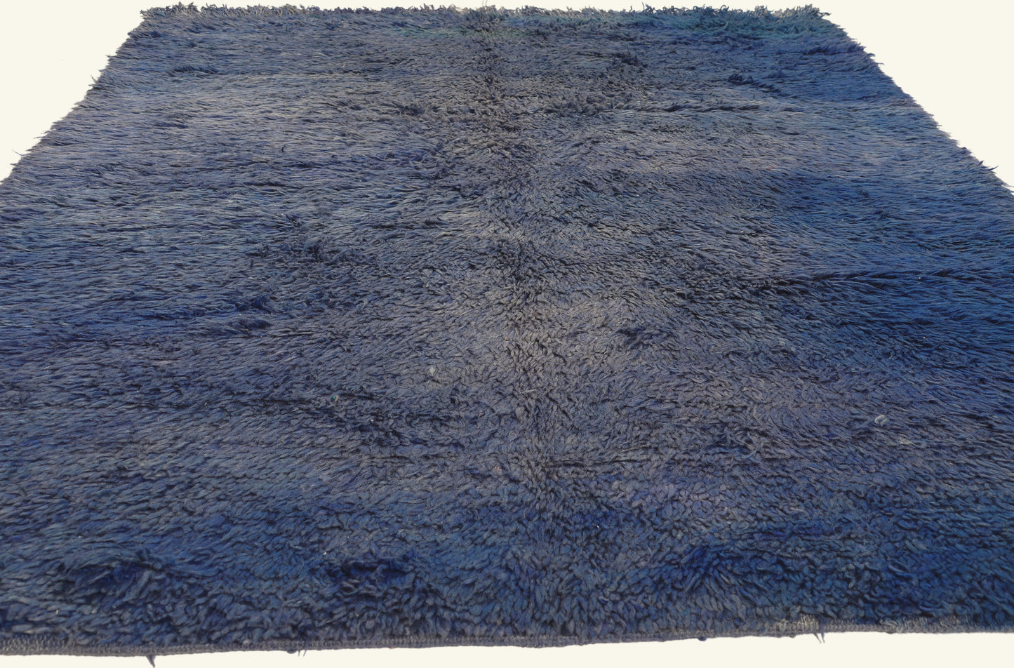 6 x 8 - Blue Vintage Beni Mrirt Moroccan Rug - 22090