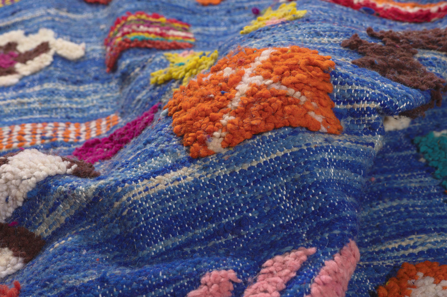 10 x 14 - Blue New Taznakht Moroccan Rug - 22092