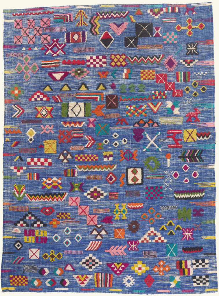 10 x 14 - Blue New Taznakht Moroccan Rug - 22092