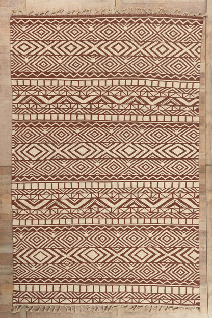 9 x 13 - Brown New Kilim Rug - 22093