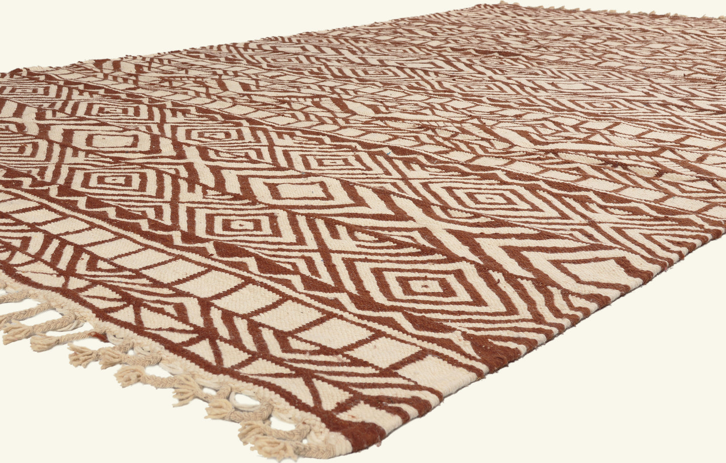 9 x 13 - Brown New Kilim Rug - 22093