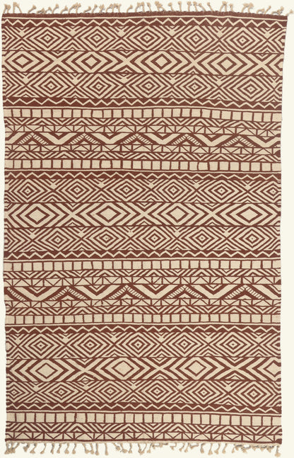 9 x 13 - Brown New Kilim Rug - 22093