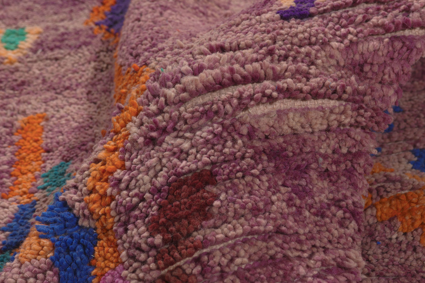 8 x 11 - Purple New Boujad Moroccan Rug - 22094