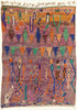 8 x 11 - Purple New Boujad Moroccan Rug - 22094