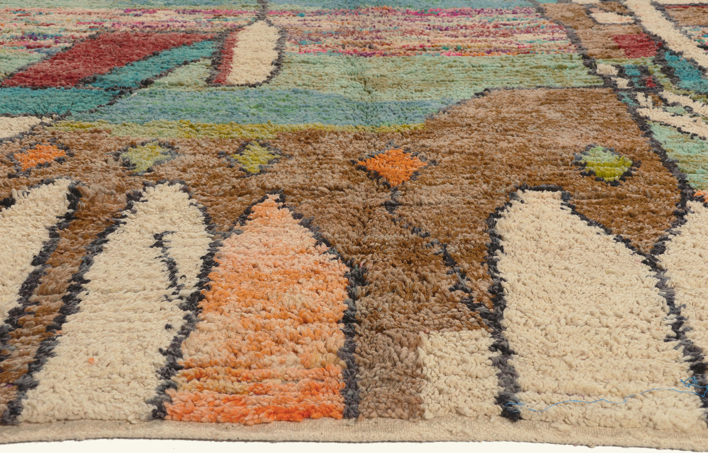 9 x 11 - Multicolor New Boujad Moroccan Rug - 22097