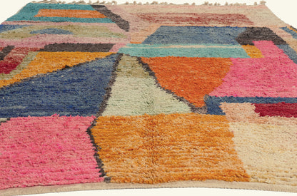 8 x 11 - Multicolor New Boujad Moroccan Rug - 22098