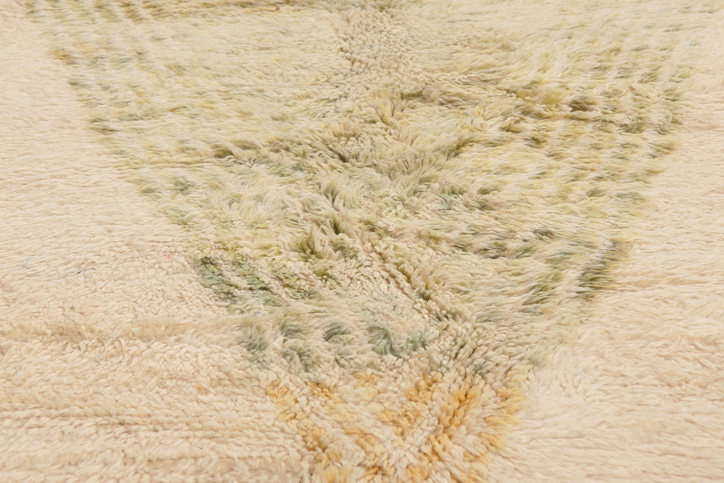 7 x 9 - Ivory New Beni Mrirt Moroccan Rug - 22099