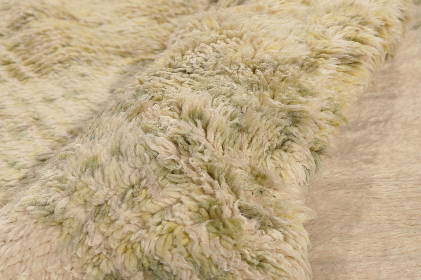 7 x 9 - Ivory New Beni Mrirt Moroccan Rug - 22099