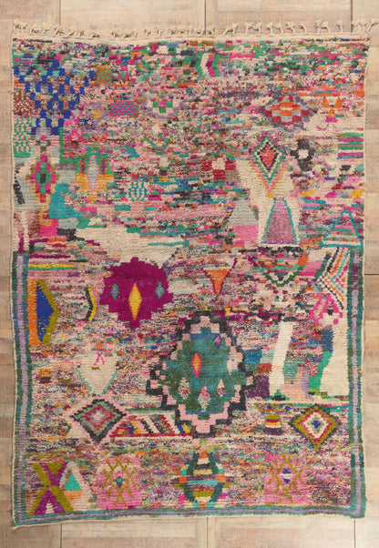10 x 13 - Multicolor New Boujad Moroccan Rug - 22100