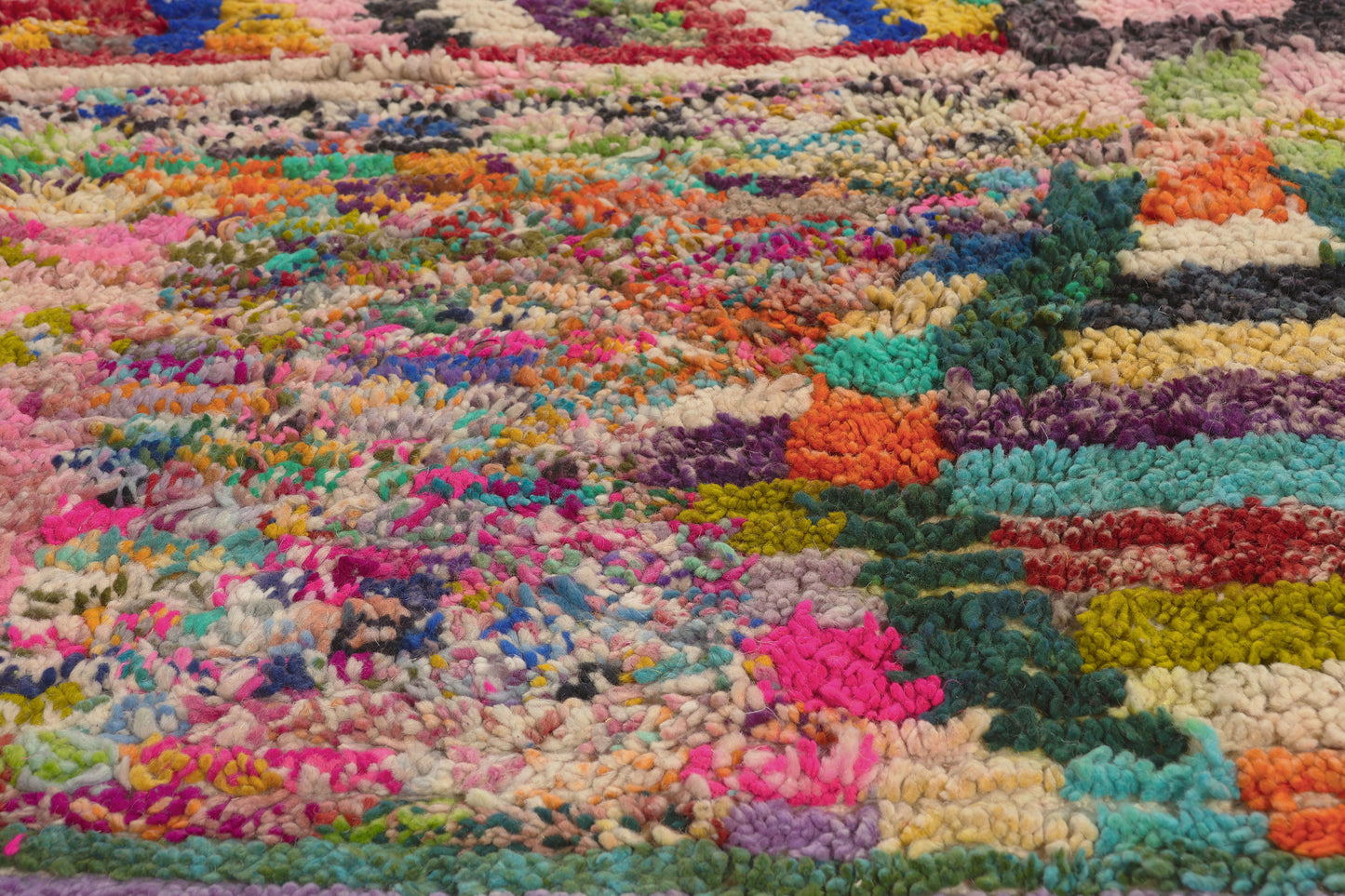 10 x 13 - Multicolor New Boujad Moroccan Rug - 22100