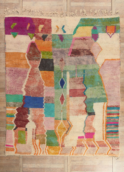 10 x 12 - Multicolor New Boujad Moroccan Rug - 22101