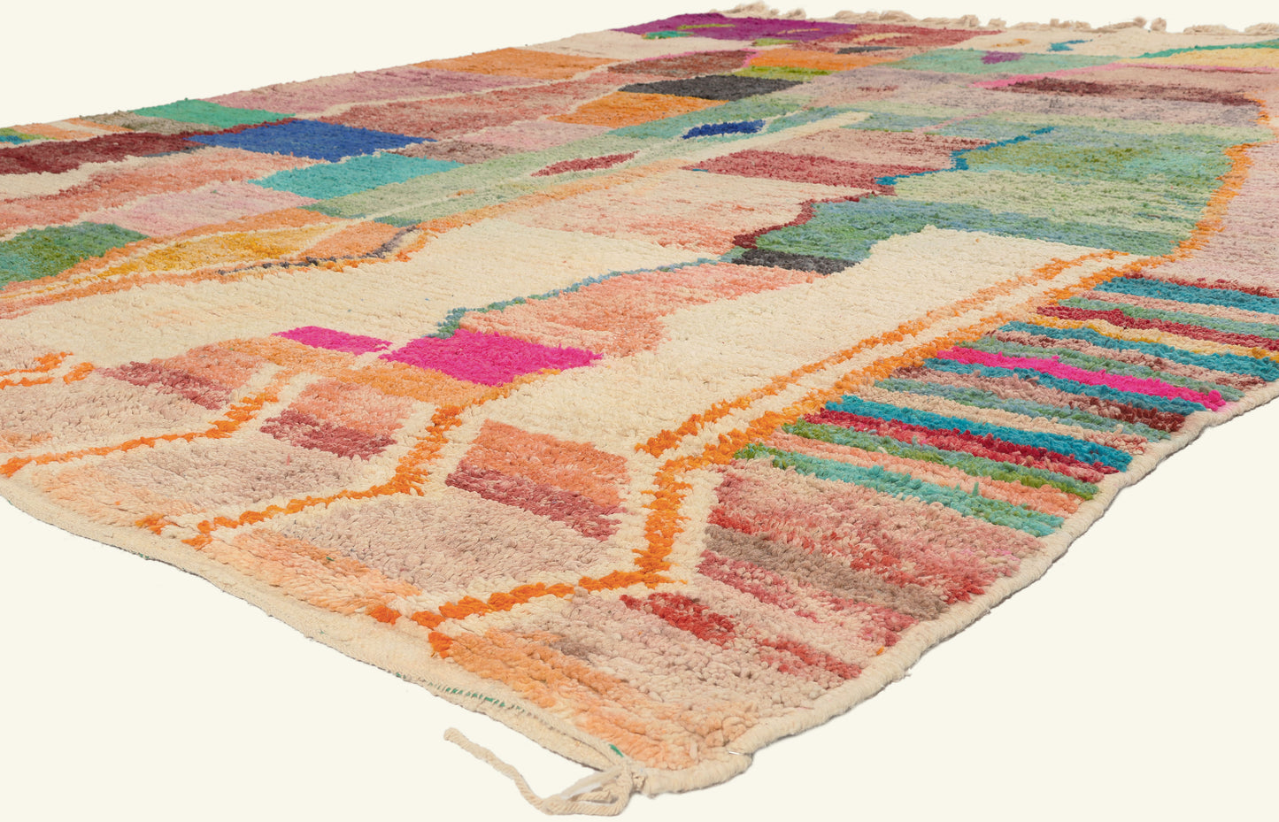10 x 12 - Multicolor New Boujad Moroccan Rug - 22101