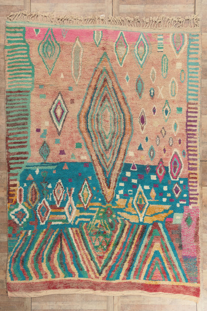 10 x 13 - Multicolor New Boujad Moroccan Rug - 22102